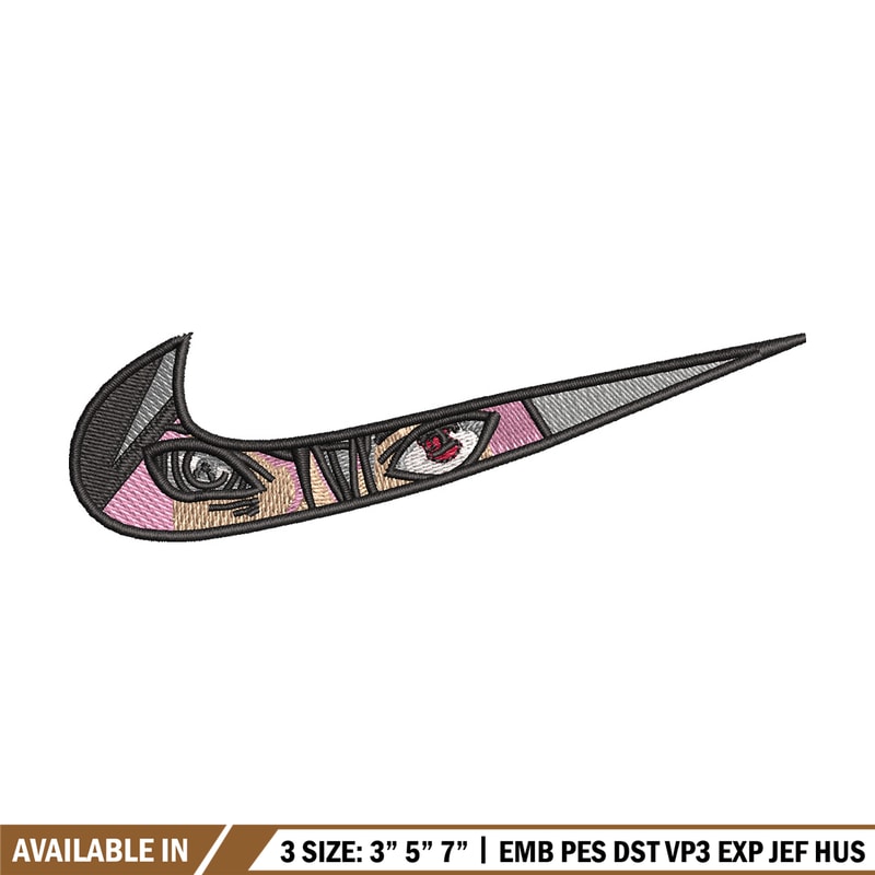 Nike sasuke eyes embroidery design, Naruto embroidery, Nike design,Embroidery file,Embroidery shirt,Digital download.jpg