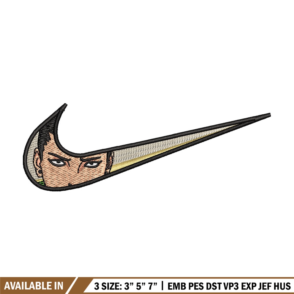 Nike shikamaru embroidery design, Naruto embroidery, Nike design, Embroidery shirt, Embroidery file, Digital download.jpg