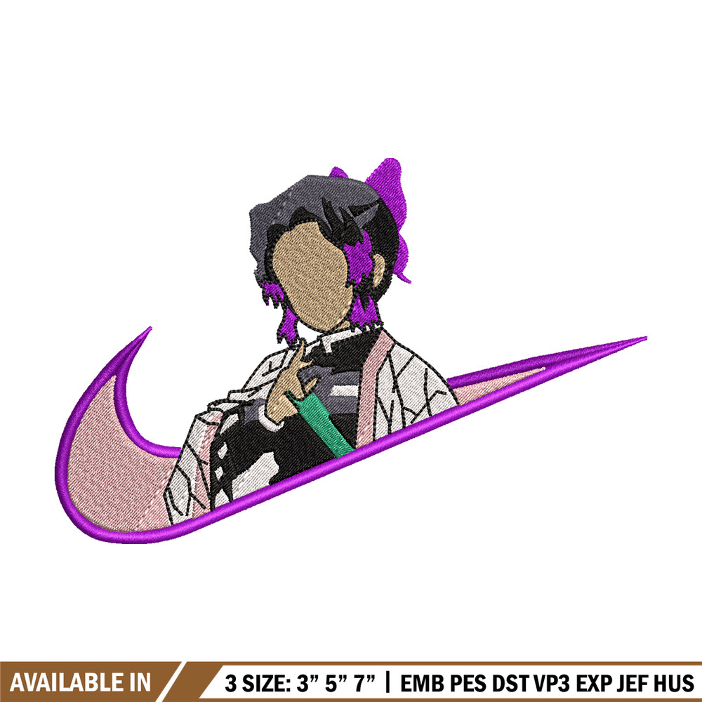 Nike Shinobu embroidery design, Kimetsu no Yaiba embroidery, Nike design, anime design, anime shirt, Digital download.jpg