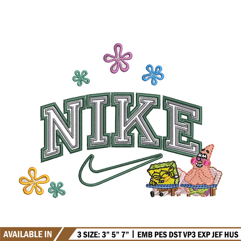 Nike spongebob embroidery design, Spongebob embroidery, Nike design, Embroidery shirt, Embroidery file,Digital download.jpg