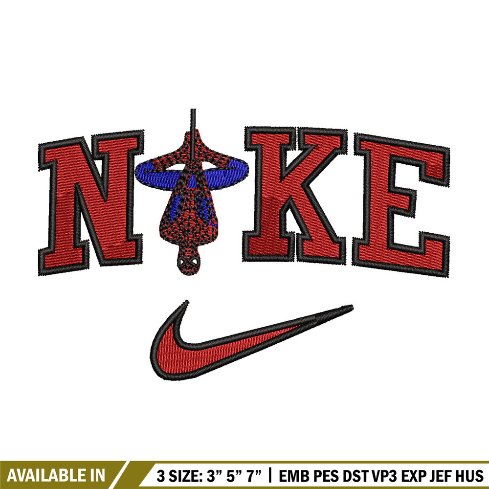 Nike spiderman embroidery design, Spiderman embroidery, Nike design, Embroidery shirt, Embroidery file, Digital download.jpg