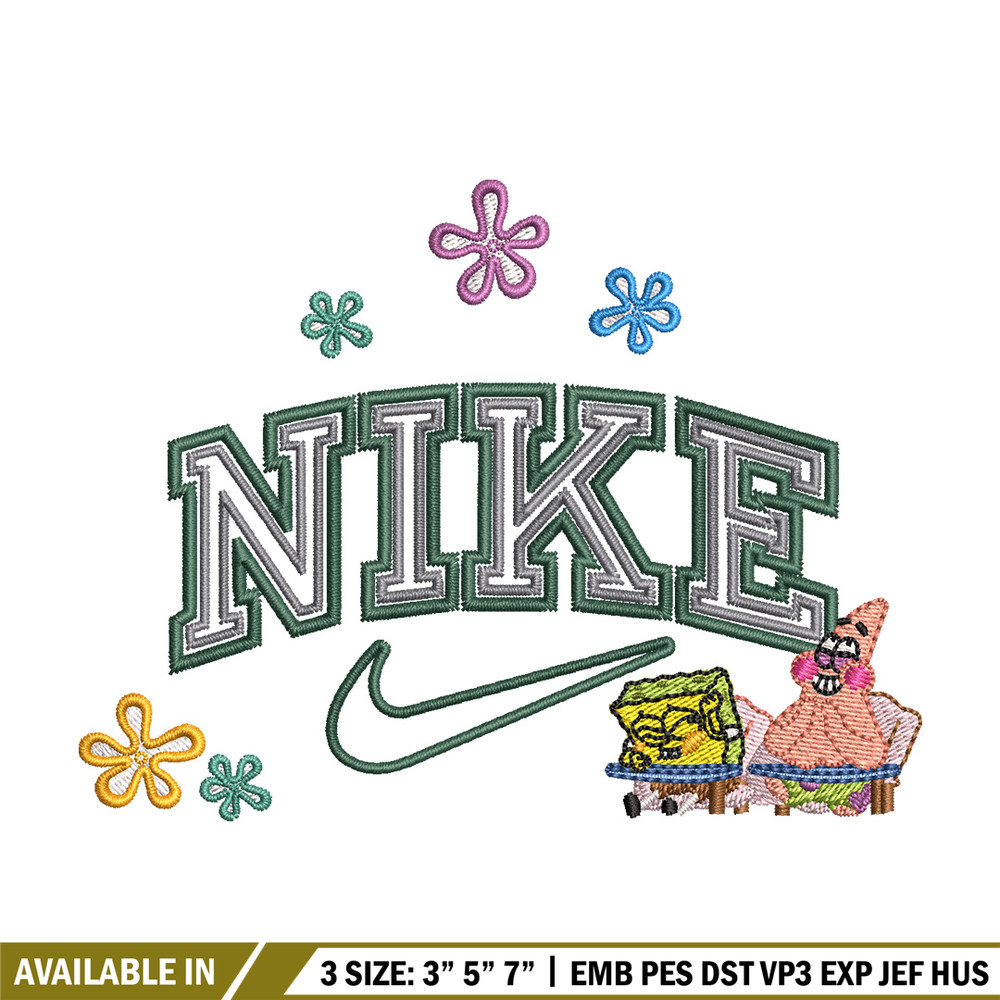 Nike spongebob embroidery design, Spongebob embroidery, Nike design, Embroidery shirt, Embroidery file,Digital download.jpg