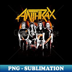 metallica slayer megadeth anthraxs big four tee - decorative sublimation png file - bold & eye-catching