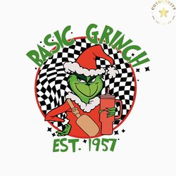 christmas movie characters retro basic grinch svg download