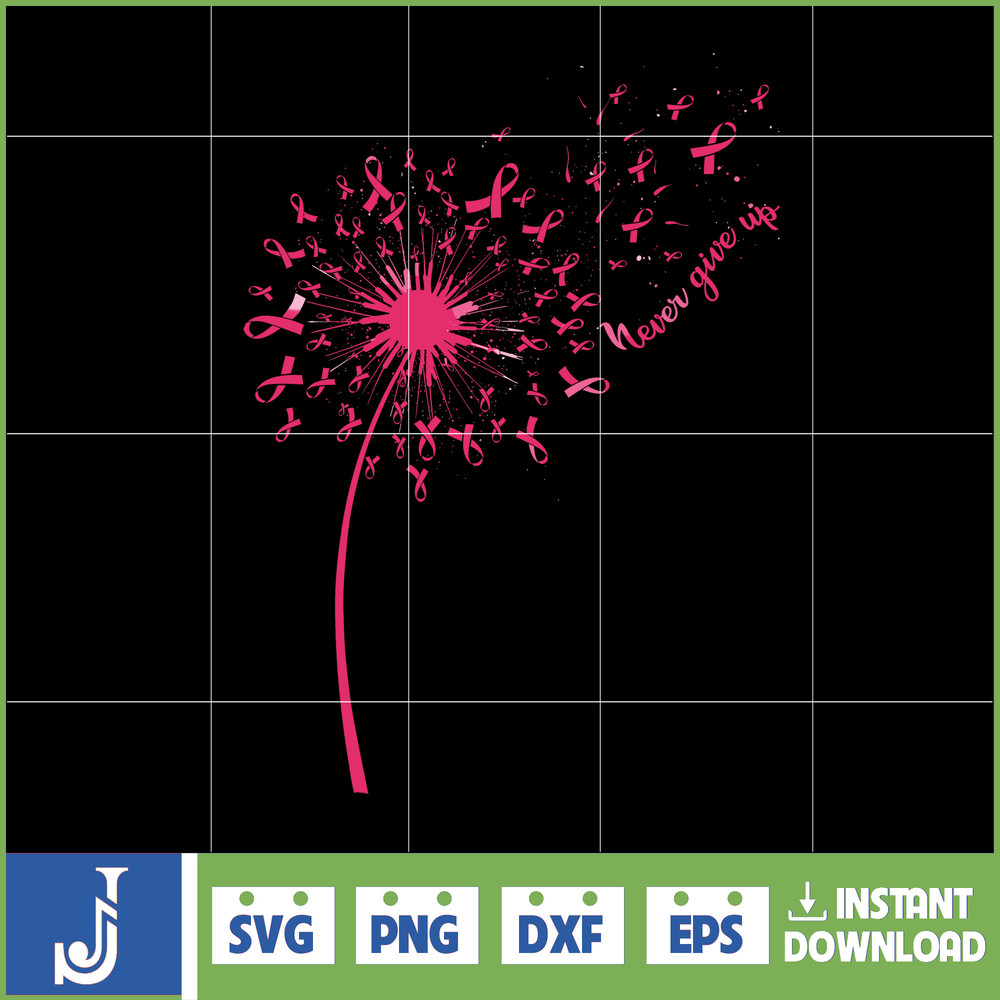 Breast Cancer Svg, Pink Awareness Ribbon Svg, Breast Cancer Awareness Instant Download Digital, Fight Cancer Quote Svg (2).jpg