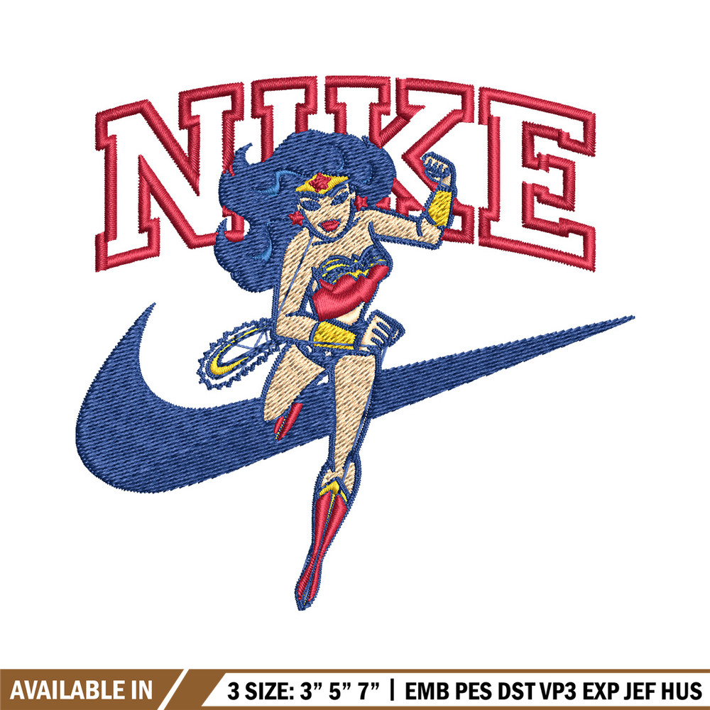 Nike wonder woman Embroidery Design, Brand Embroidery, Nike Embroidery, Embroidery File, Logo shirt,Digital download.jpg