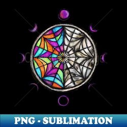 wednesday addams inspired ophelia hall window painting - special edition sublimation png file - create with confidence