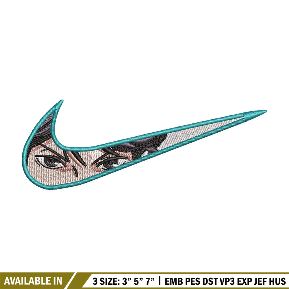 Nike x anime eyes embroidery design, Anime embroidery, Embroidery file,Embroidery shirt, Nike design,Digital download.jpg