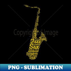 Saxophone player - Creative Sublimation PNG Download - Unlock Vibrant Sublimation Designs