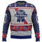 Pabst Blue Ribbon All Over Print Hoodie 3D Zip Hoodie 3D Ugly Christmas Sweater 3D Fleece Hoodie