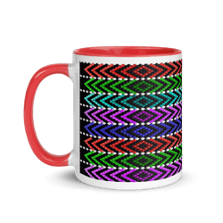 Ceramic Elegance: Exquisite Asian-Arabic Pattern Coffee Mug. Ceramic Harmony. Exotic Elegance. Exclusive gift. Tea mug