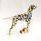 Dalmatian  statue hand-painted