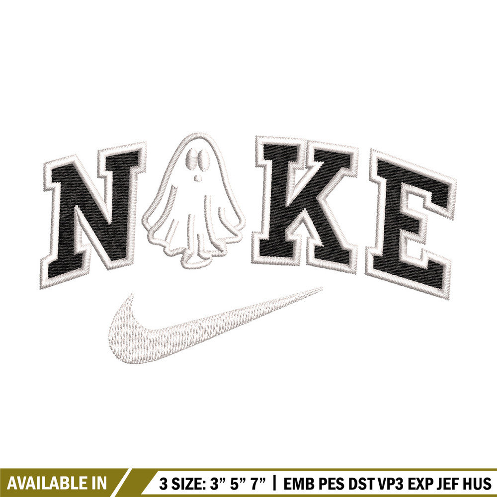 Nike x ghost embroidery design, Ghost embroidery, Nike design, Embroidery shirt, Embroidery file,Digital download.jpg