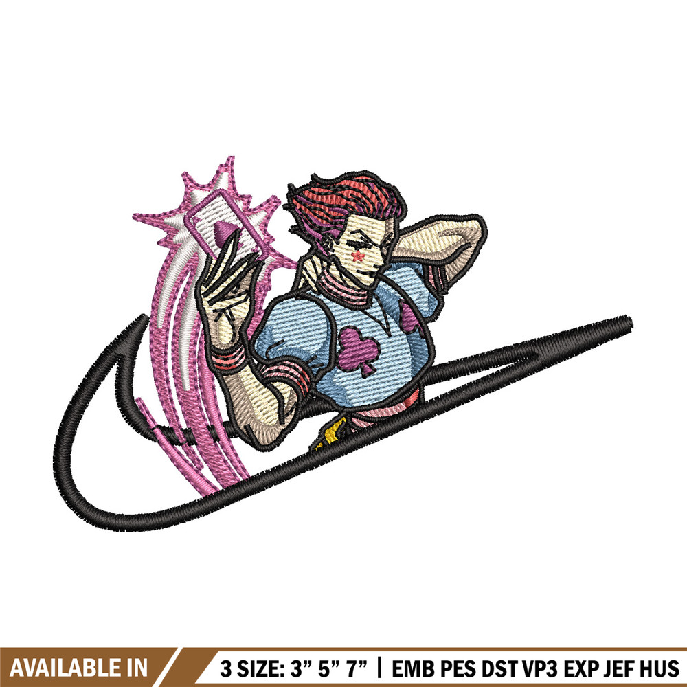 Nike x hisoka embroidery design, Hxh embroidery, Nike design, Embroidery shirt, Embroidery file, Digital download.jpg