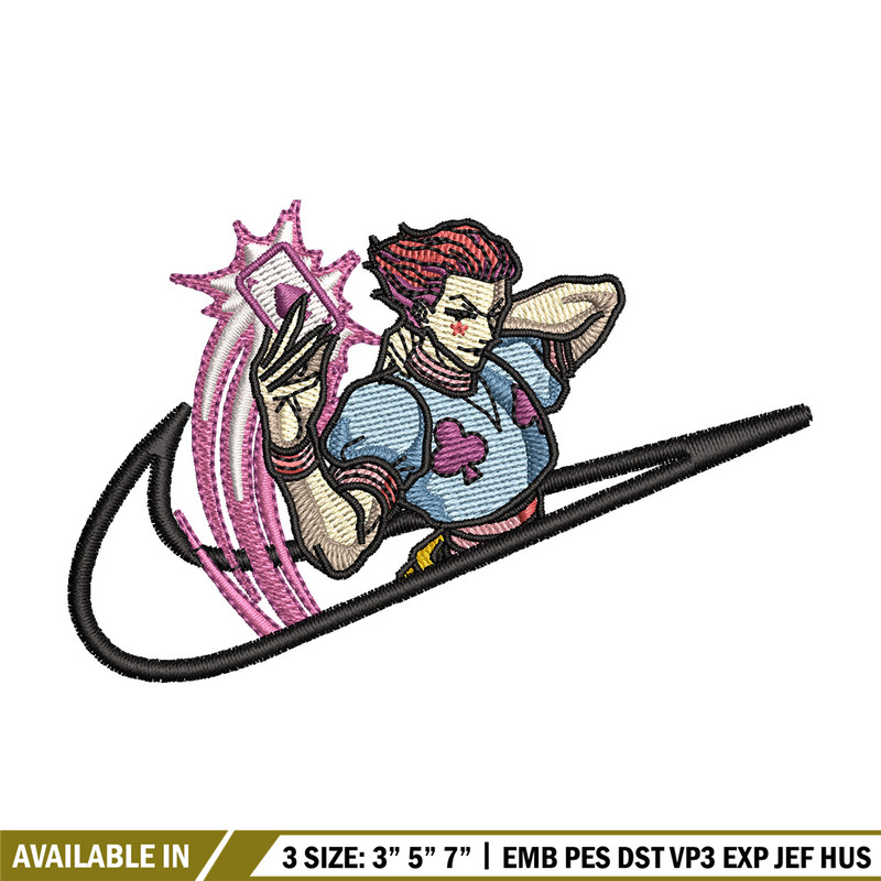 Nike x hisoka embroidery design, Hxh embroidery, Nike design, Embroidery shirt, Embroidery file, Digital download.jpg