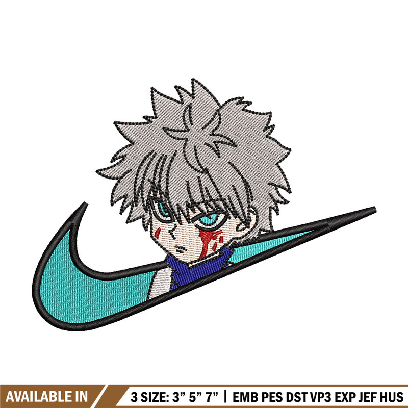 Nike x killua embroidery design, Hxh embroidery, Nike design, Embroidery shirt, Embroidery file,Digital download.jpg