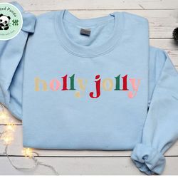 christmas shirts, christmas embroidered sweatshirts, holly jolly sweatshirts, christmas embroidered sweater/hoodies, chr