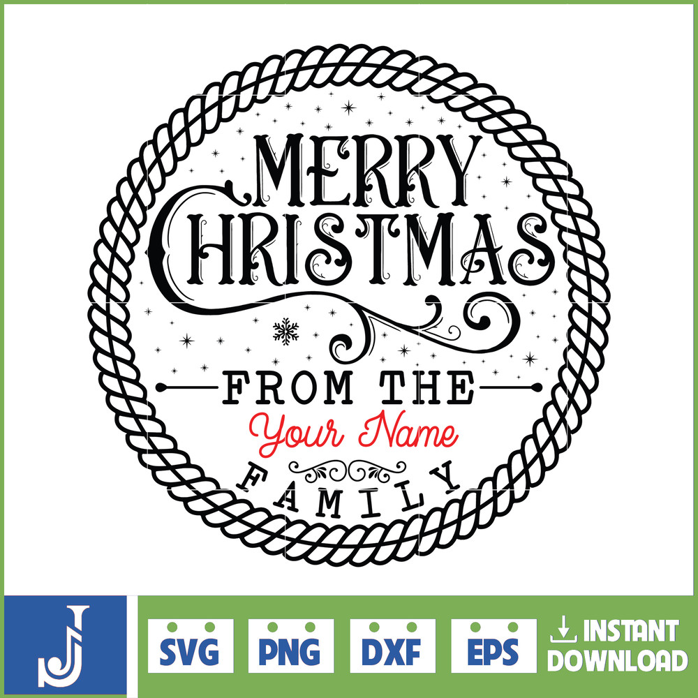 Vintage Christmas Round Sign Svg, Christmas Svg, Christmas gift Svg, Winter Svg, gift Svg, Funny Christmas Svg (6).jpg