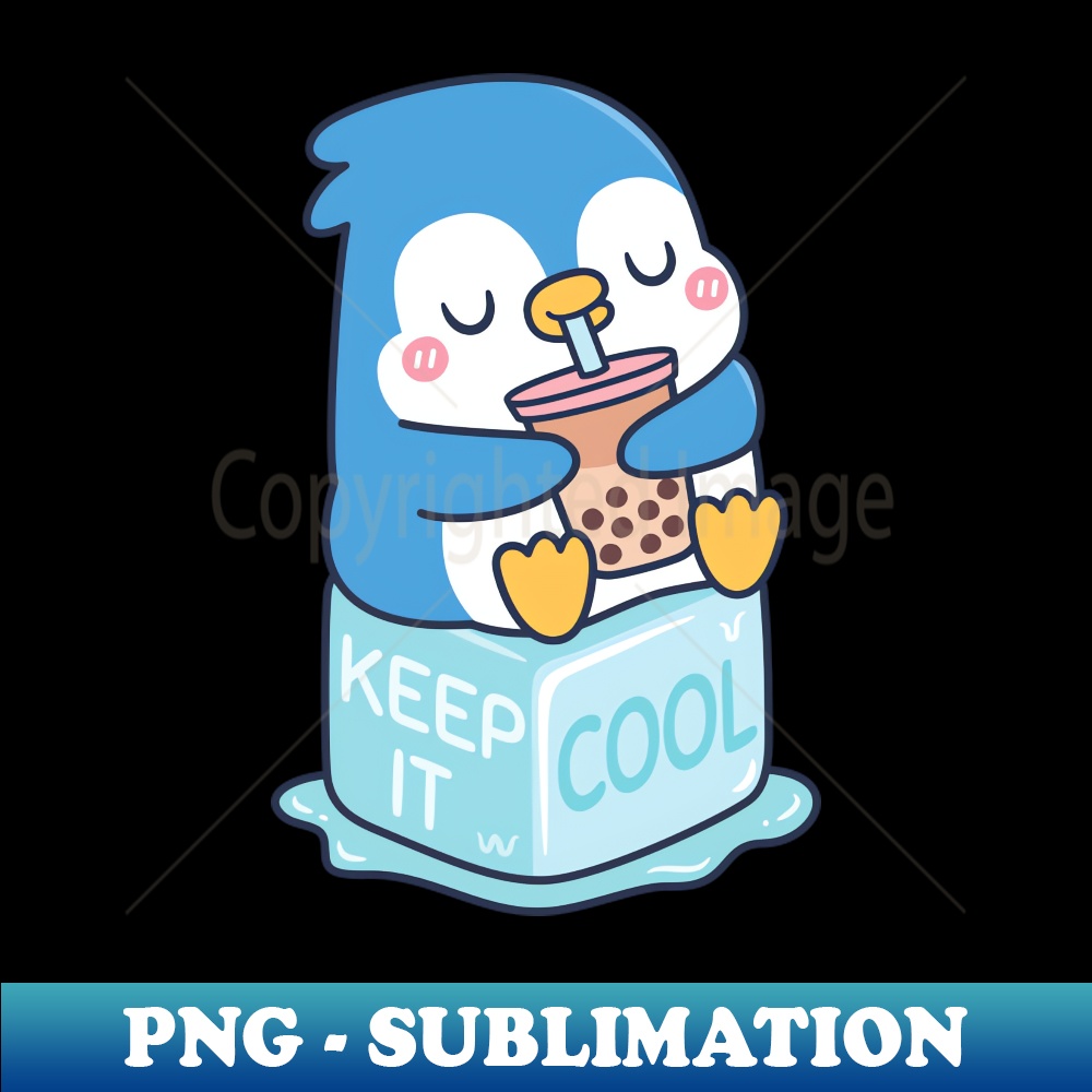 RS-20231024-2329_Cute Penguin Drinks Boba Tea Keep It Cool 6407.jpg