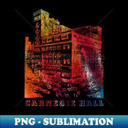 Carnegie Hall - Premium Sublimation Digital Download - Revolutionize Your Designs