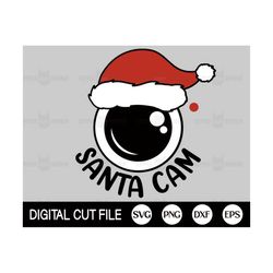 Santa Cam SVG, Ornament SVG, Merry Christmas Svg, Arabesque Tile, Christmas SVG, Svg Files for Cricut, Silhouette Files