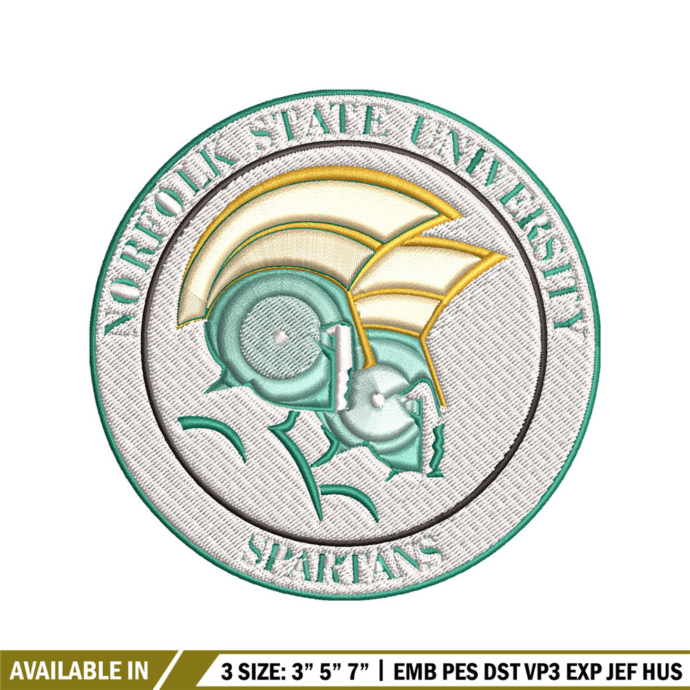 Norfolk State Spartans embroidery, Norfolk State Spartans embroidery, logo Sport, Sport embroidery, NCAA embroidery..jpg