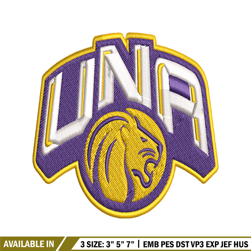 North Alabama Lions embroidery, North Alabama Lions embroidery, logo Sport, Sport embroidery, NCAA embroidery..jpg
