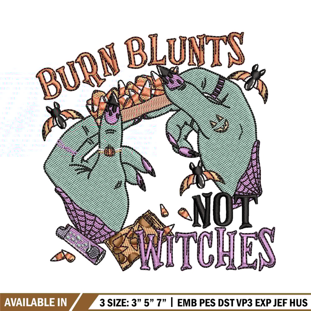 Not witches embroidery design, Horror embroidery, Embroidery file, Embroidery shirt, Emb design, Digital download.jpg