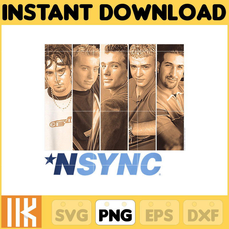 Nsync Png, In my Nsync Reunion Era Png, NSync Album Cover Png, NSync Era Png, Nsync Boy Band 90s Png (1).jpg