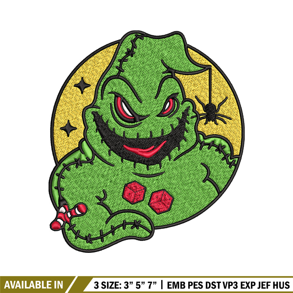 Oogie Boogie laugh Embroidery design, Oogie Boogie Embroidery, halloween design, Embroidery File, Digital download..jpg