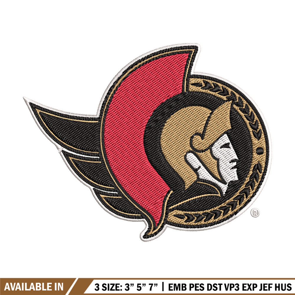 Ottawa Senators logo Embroidery, NHL Embroidery, Sport embroidery, Logo Embroidery, NHL Embroidery design.jpg