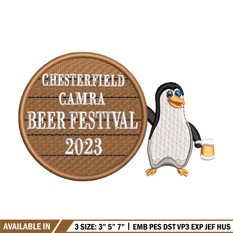 Pebguin logo embroidery design, Pebguin embroidery, logo design, animal design, Embroidery shirt, Instant download.jpg