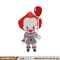Pennywise chibi embroidery design, Horror embroidery, Embroidery file,Embroidery shirt, Emb design, Digital download.jpg