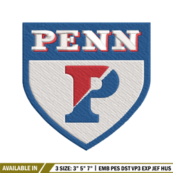penn quakers embroidery design, penn quakers embroidery, logo sport, sport embroidery, ncaa embroidery.