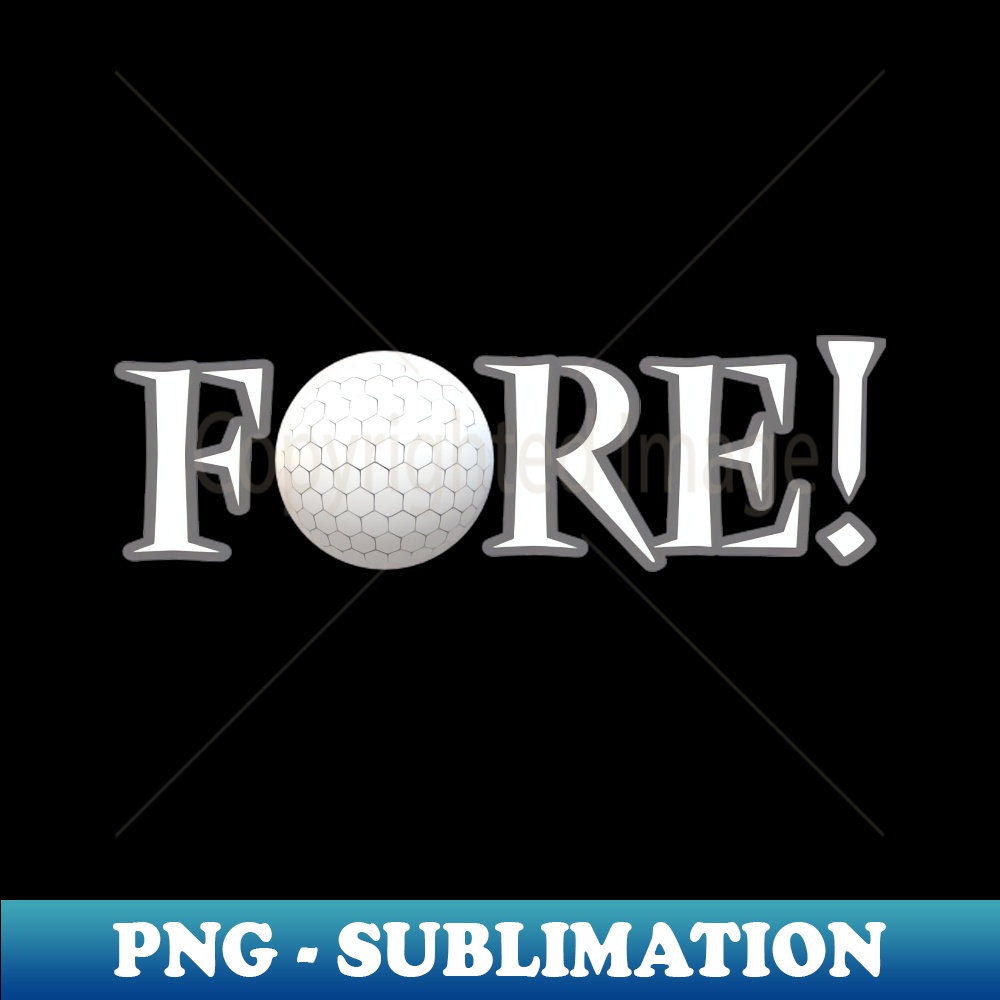 XI-20231024-3514_Fore Golf Lovers Ball and Tee for Golfers and Fans White and Gray Letters 4723.jpg