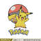 Pikachu embroidery design, Pokemon embroidery, Anime design, Embroidery shirt, Embroidery file, Digital download (2).jpg