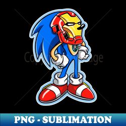 Iron Sonic - Special Edition Sublimation PNG File - Unleash Your Inner Rebellion