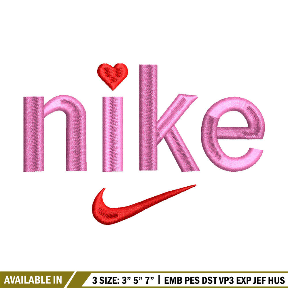 Pink Nike embroidery design, Pink Nike embroidery, Nike design, Embroidery shirt, logo shirt, Digital download..jpg