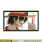 Portgas d ace embroidery design, One piece embroidery, Embroidery shirt, Embroidery file, Anime design, Digital download.jpg