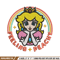 Princess Peach Feeling Peachy Embroidery design, Feeling Peachy Embroidery, Embroidery File, Digital download..jpg