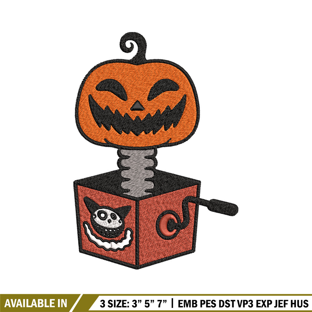 Pumpkin surprise Embroidery design, Pumpkin halloween Embroidery, halloween design, Embroidery File, Digital download..jpg