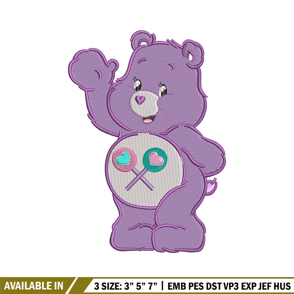 Purple bear embroidery design, Bear embroidery, Emb design, Embroidery shirt, Embroidery file, Digital download.jpg
