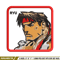 Ryu box embroidery design, Street Fighter embroidery, Anime design, Embroidery file, Embroidery shirt, Digital download.jpg