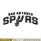 San Antonio Spurs logo Embroidery, NBA Embroidery, Sport embroidery, Logo Embroidery, NBA Embroidery design..jpg