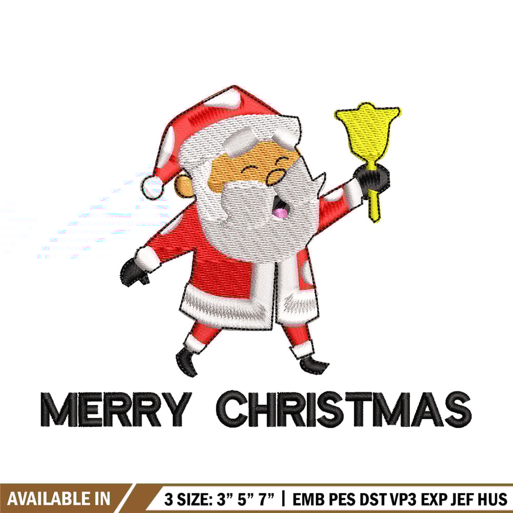 Satan bell embroidery design, Chrismas embroidery, Emb design, Embroidery shirt, Embroidery file, Digital download.jpg