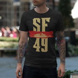 San Francisco Football 'The City' Hoodie Sweatshirt San Francisco Hoodie Sweatshirt  San Francisco Football Fan Gift