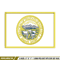 Seal Great Seal of the State of Nebraska Badge Logo embroidery design, logo embroidery, logo design, Instant download..jpg