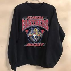 vintage 90s florida hockey crewneck sweatshirt, retro nhl florida ice hockey t-shirt, hockey fan gifts, nhl hockey tee.j
