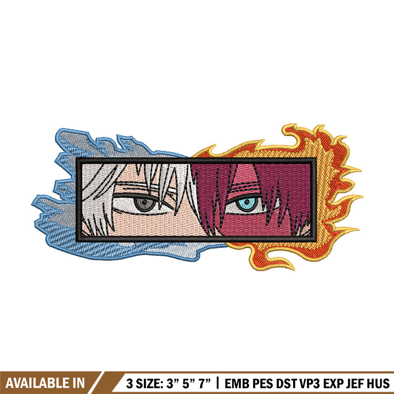 Shoto eyes embroidery design, Mha embroidery, Embroidery shirt, Embroidery file, Anime design, Digital download.jpg