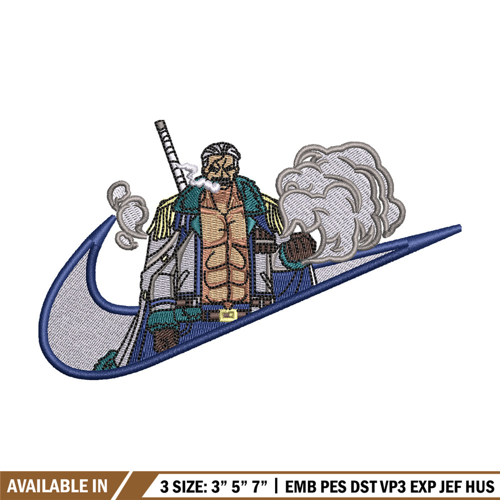 Smoker nike embroidery design, One piece embroidery, Nike design, Embroidery shirt, Embroidery file, Digital download.jpg